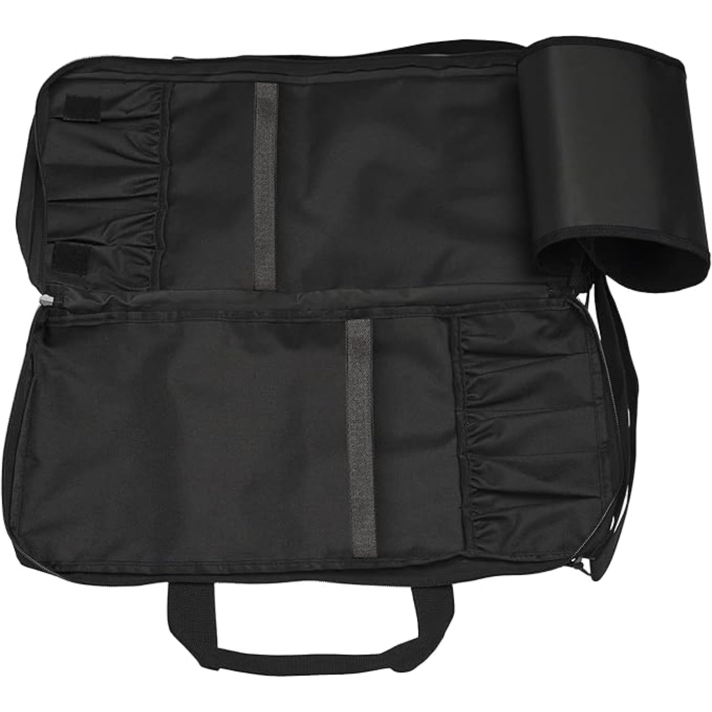 EVERPRIDE Chef Knife Bag Holds 20 Knives PLUS Large Zippered Compartment for Kitchen Tools – Durable, Large Knife Bag for Chefs – Knives Not Included