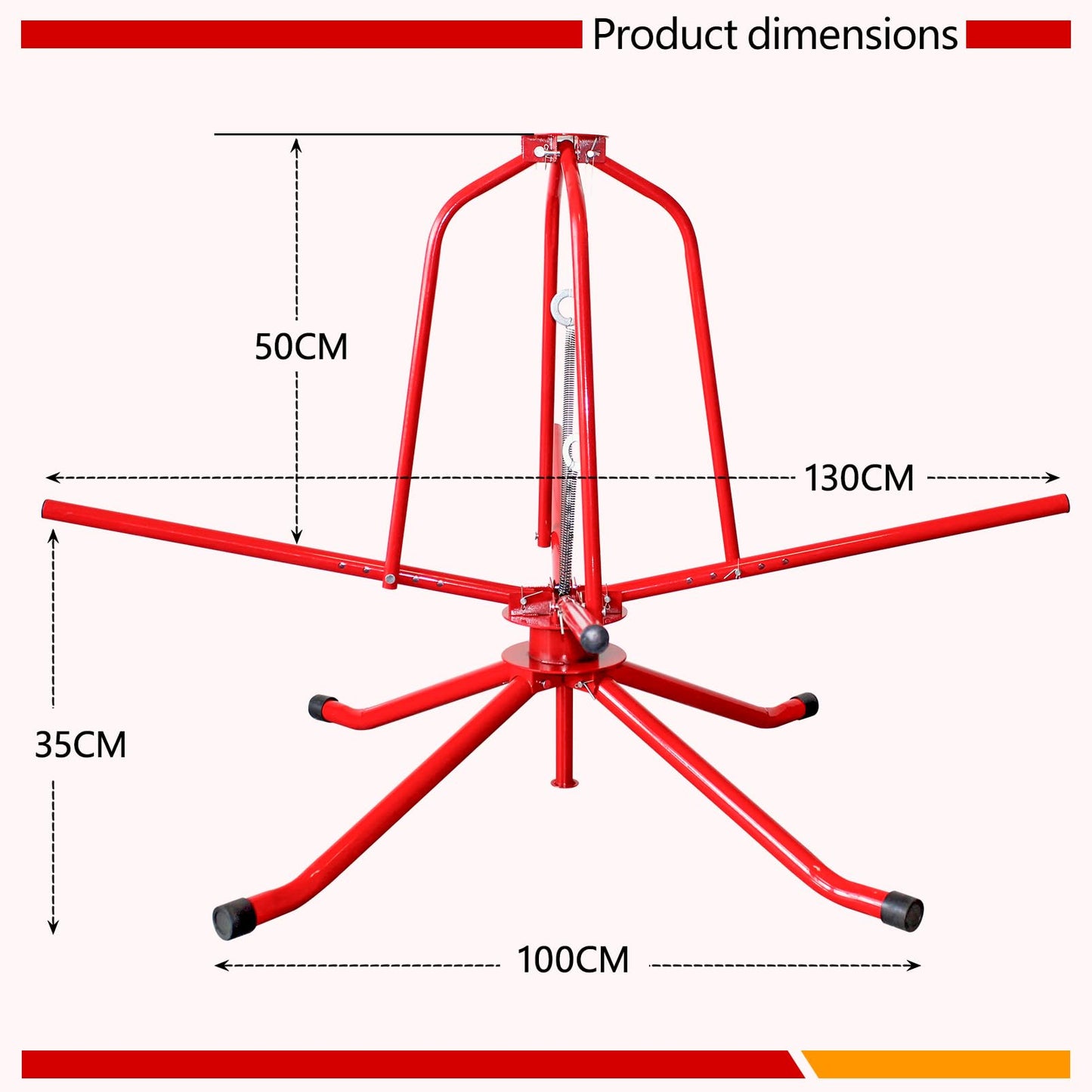Pipe Uncoiler, PEX Piping Uncoiler, Multi-function Folding Tube Dispenser, Heavy Duty Potable Water Tubing Decoiler for 3/8'' to 1'',Maximum Load of 440Lbs