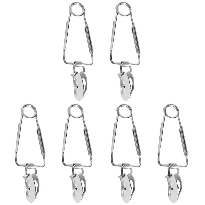 Luxshiny 6 Pcs Stainless Steel Escargot Tongs Snail Tong Food Serving Clips with Ergonomic Handles for Kitchen Dining and Seafood Serving