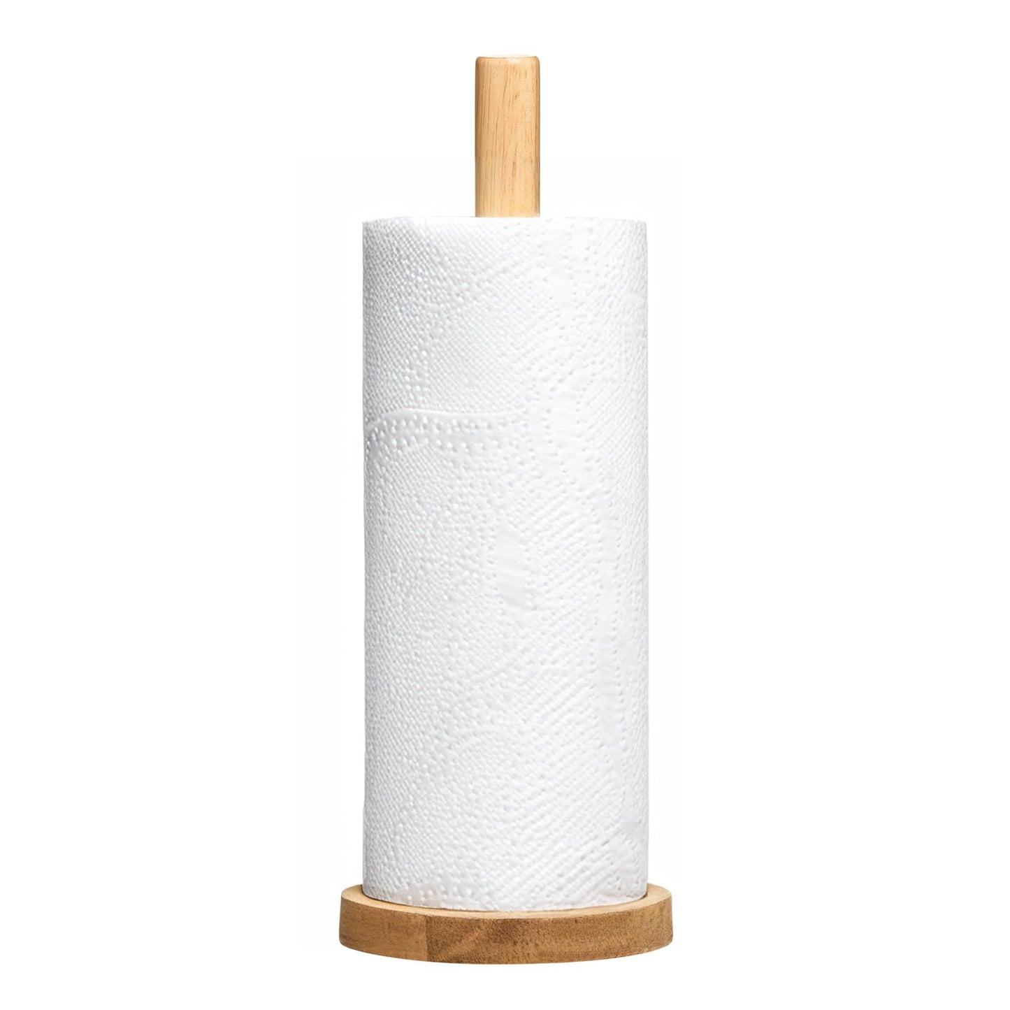 Premier Housewares 1103953 Kitchen Roll Holder Wall Mounted Kitchen Roll Holder Kitchen Roll Stand H31 X W12 Cm X D12 Cm Brown