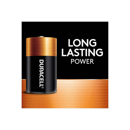 DURACELL CopperTop Alkaline Batteries with Duralock Power Preserve Technology D 12/Box (MN1300)