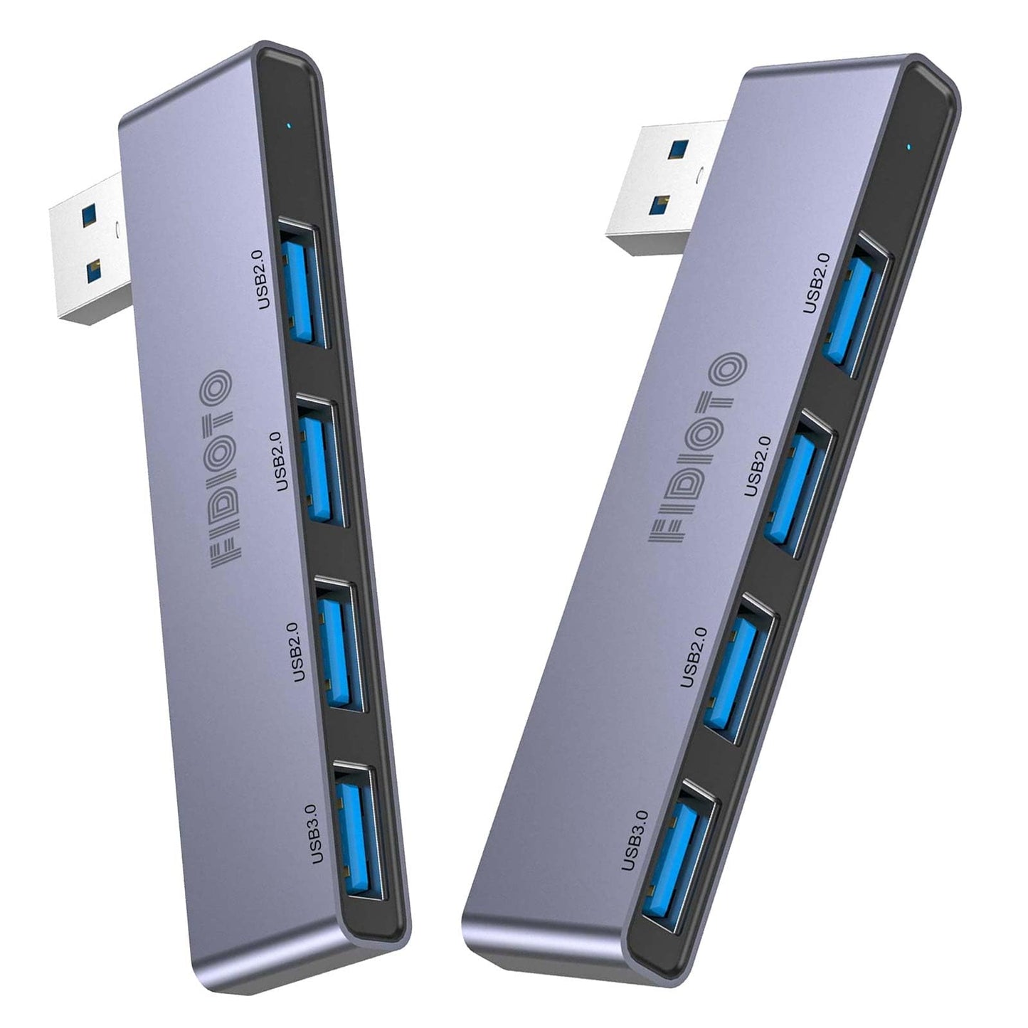 Fidioto USB Hub, 4-Port USB Splitter(1 * 3.0 Hub, 3 * 2.0 Hub) USB Splitter USB Expander for Laptop,Windows PC,Mac,Printer,Flash Drive,Mobile HDD, Notebook PC