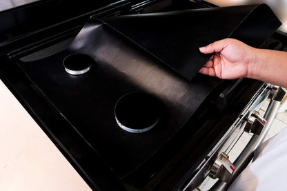 Oven Liner For Bottom of Oven Reusable Heavy Duty Premium Quality Non Toxic Fume Free Heat Resistant 500 Degrees Zero Clean Guards Protects Ovens From Spills Drips Non-Stick 3 Pack