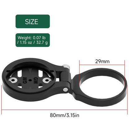 Garmin Aluminum Alloy Cycling Computer Mount - Road/Mountain Bike Compatible with Garmin Edge, Wahoo, Bryton, Cateye GPS Computers - Elevated Version