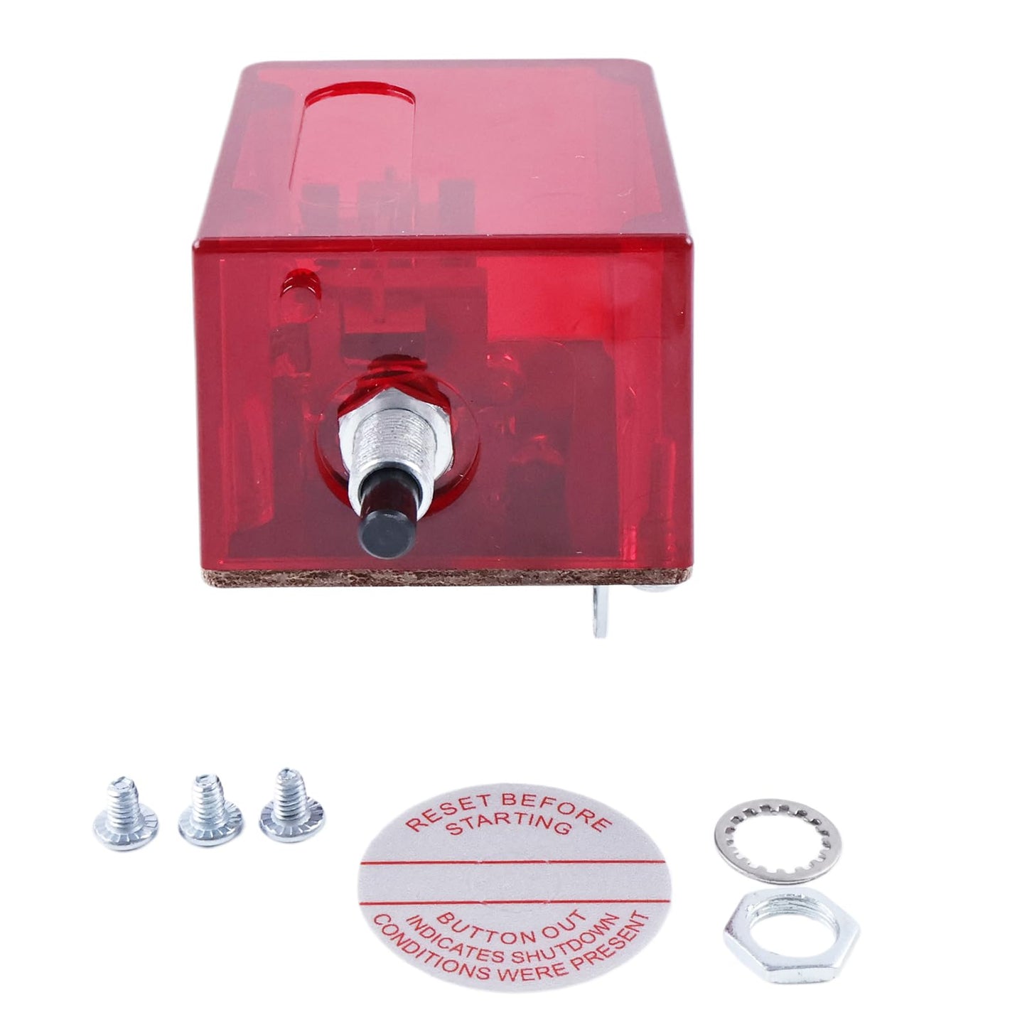 NETYANPI 117 Push Button Magnetic Switch 25700071 for FW Murphy Swichgage Panels Auto Engine Shutdown Monitor Marine Diesel Engines Generator Sets Industrial Applications