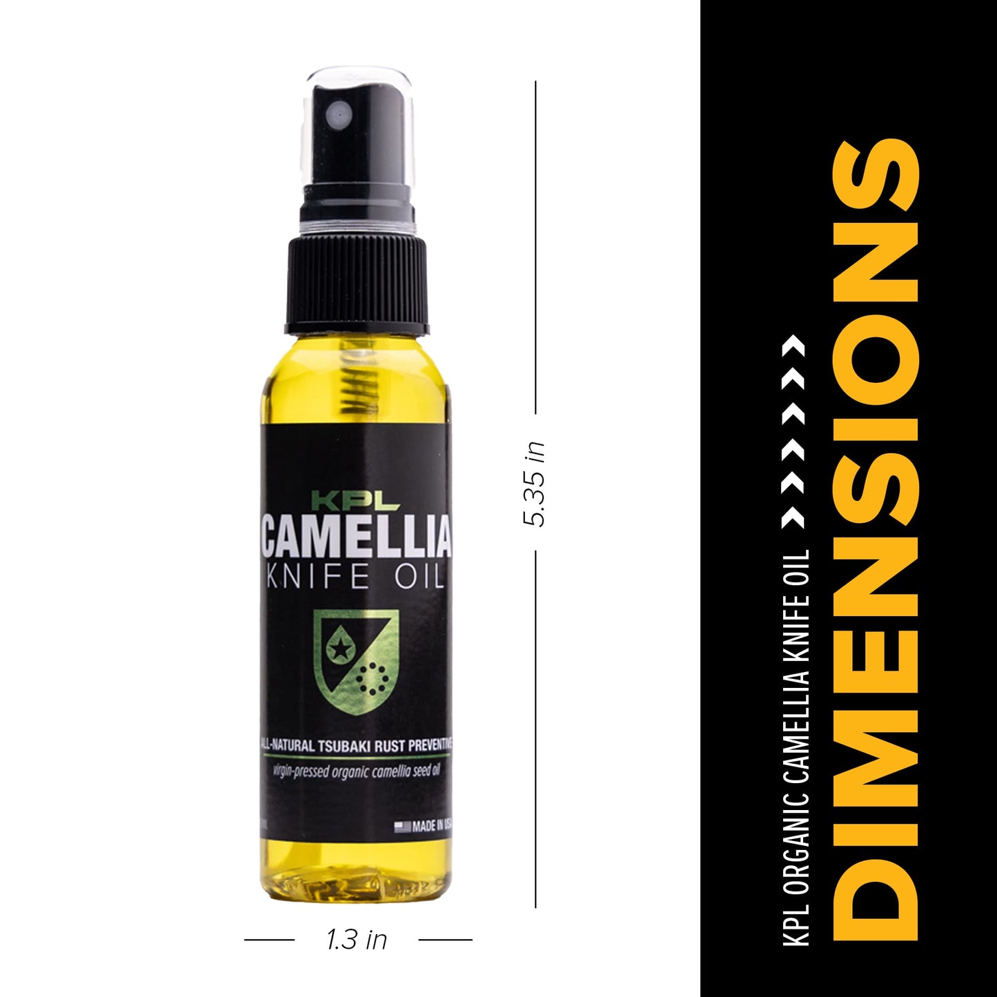 Knife Pivot Lube – Camellia Knife Oil for Blades – Tsubaki, Honing Oil for Cleaning and Blade Care – 60ml Spray Bottle