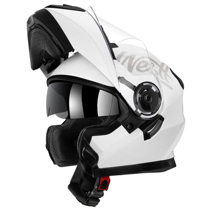 Westt Motorcycle Modular Helmets - Full Face Motorcycle Helmet with Flip up Dual Visor, DOT Approved, Men Women Helmet for Motorbike Street Bikes ATV