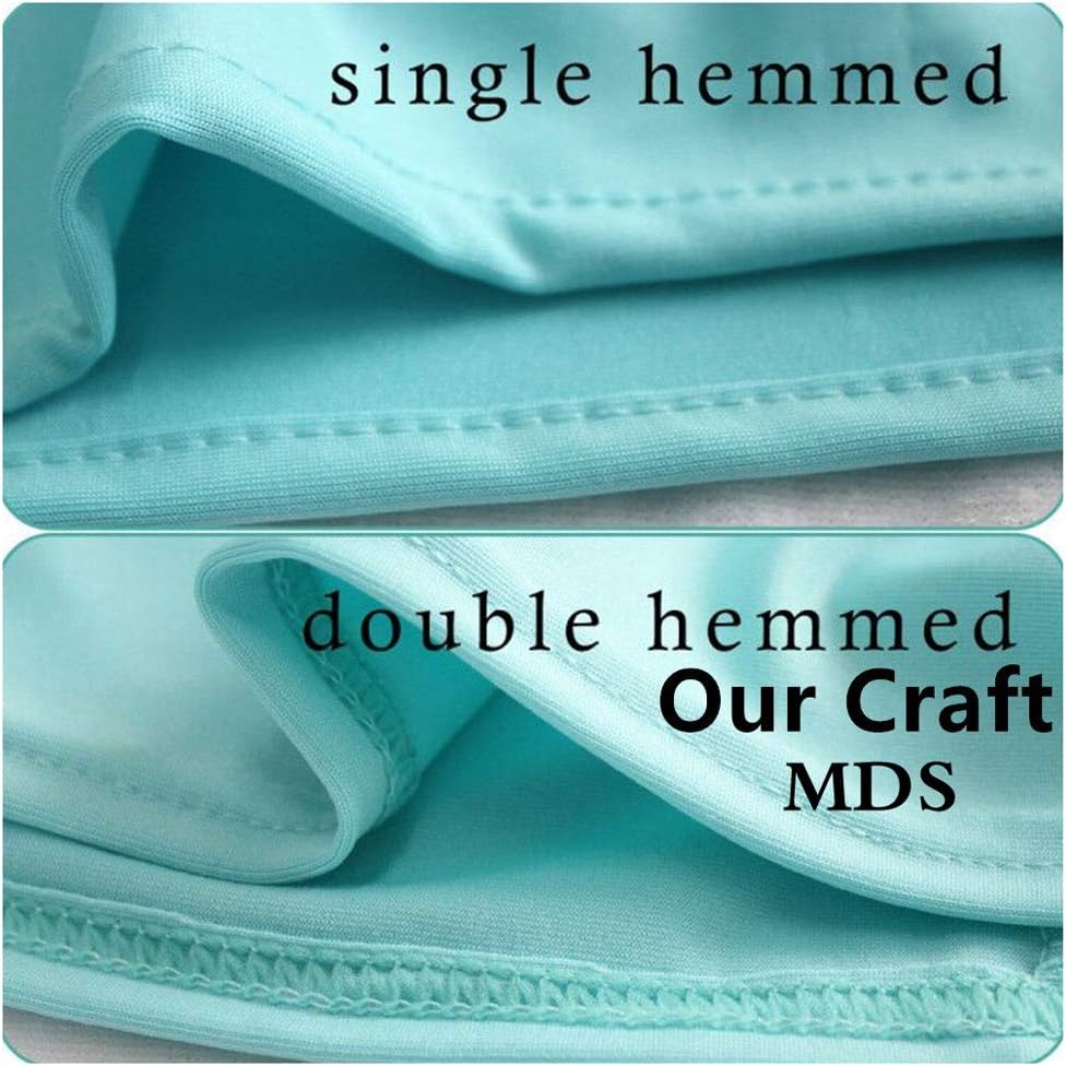 MDS Premium Stretch Spandex Chair Sashes - Pack of 50 Light Purple Covers with Buckle Slider for Weddings & Events