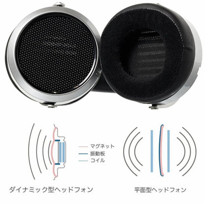 HIFIMAN HE400SE Stealth Magnets Version Over-Ear Open-Back Full-Size Planar Magnetic Wired Headphones for Audiophiles/Studio, Great-Sounding, Stereo, High Sensitivity, Comfortable, Sliver