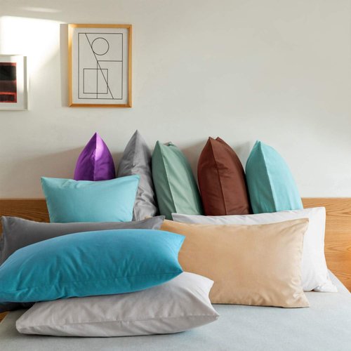 FLXXIE King Pillow Cases - Soft Microfiber Covers with Envelope Closure | Wrinkle & Fade Resistant, 20x36, Tan