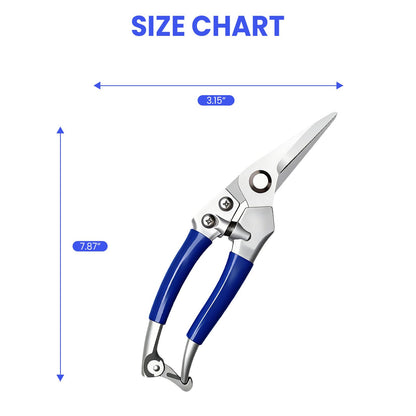 Garvee 2 Pack Pruning Shears for Gardening, Trimming Scissors Set Garden Shears Branch Cutter Garden Bypass Lopper and Tree Trimmer Tree Pruner Garden Shears for Gardening