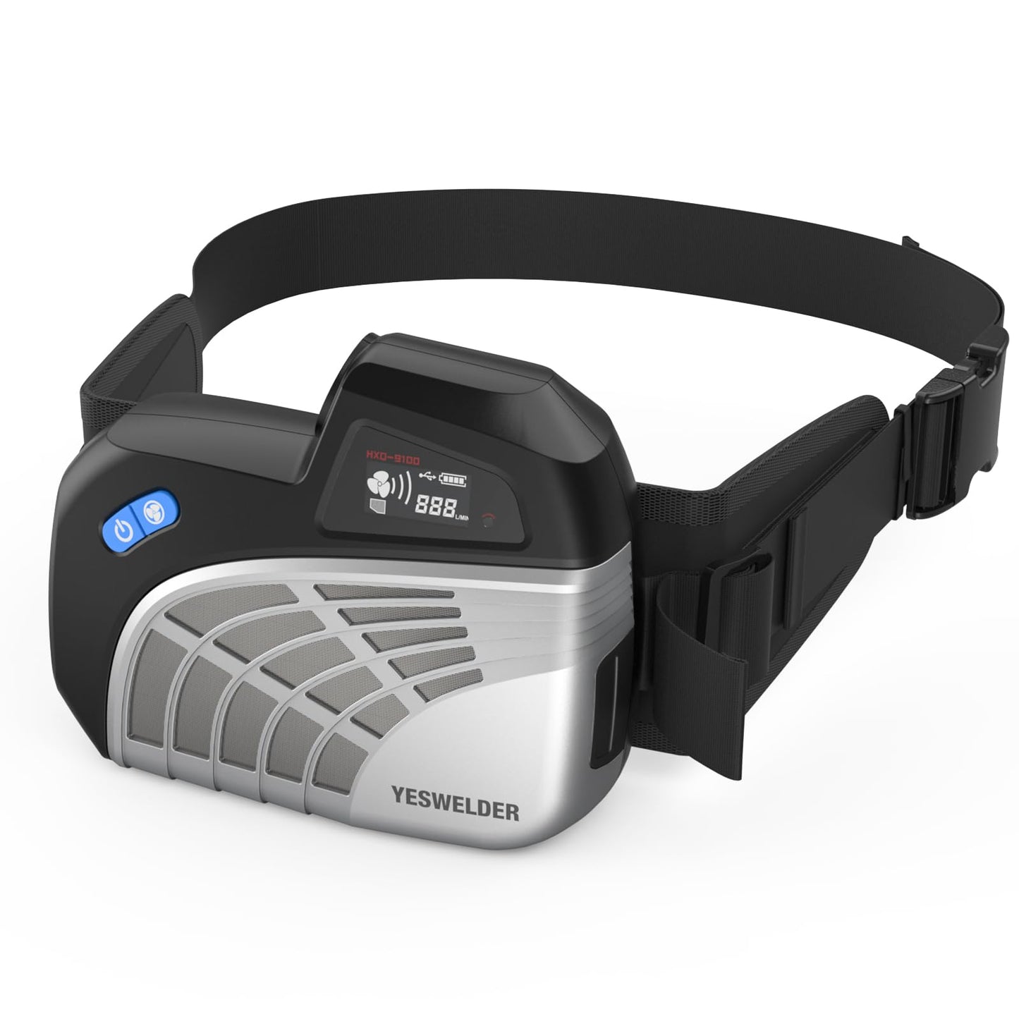 YESWELDER Powered Air Purifying Respirator Auto Darkening Welding Helmet LYG-Q800D Welder Hood