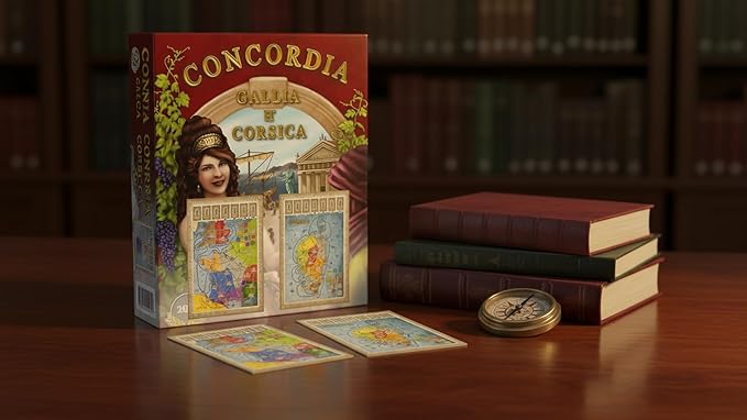 Rio Grande Games Concordia: Gallia &amp Corsica Board Game Expansion Strategy