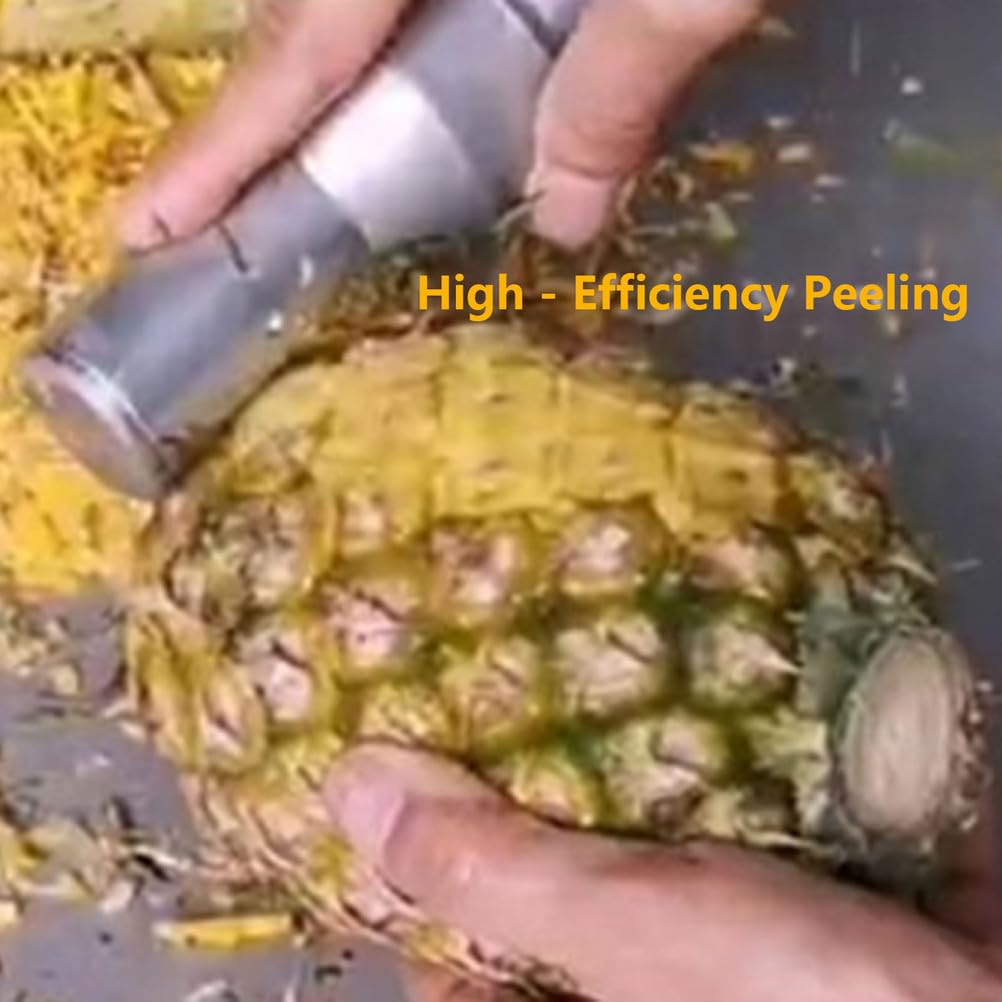 WGFXYBFY Portable Electric Sugarcane Peeler, Stainless Steel Sugarcane/Coconut Peeling Machine, Coconut Cutter Tool, for Coconut/Winter Claw/Taro/Pineapple