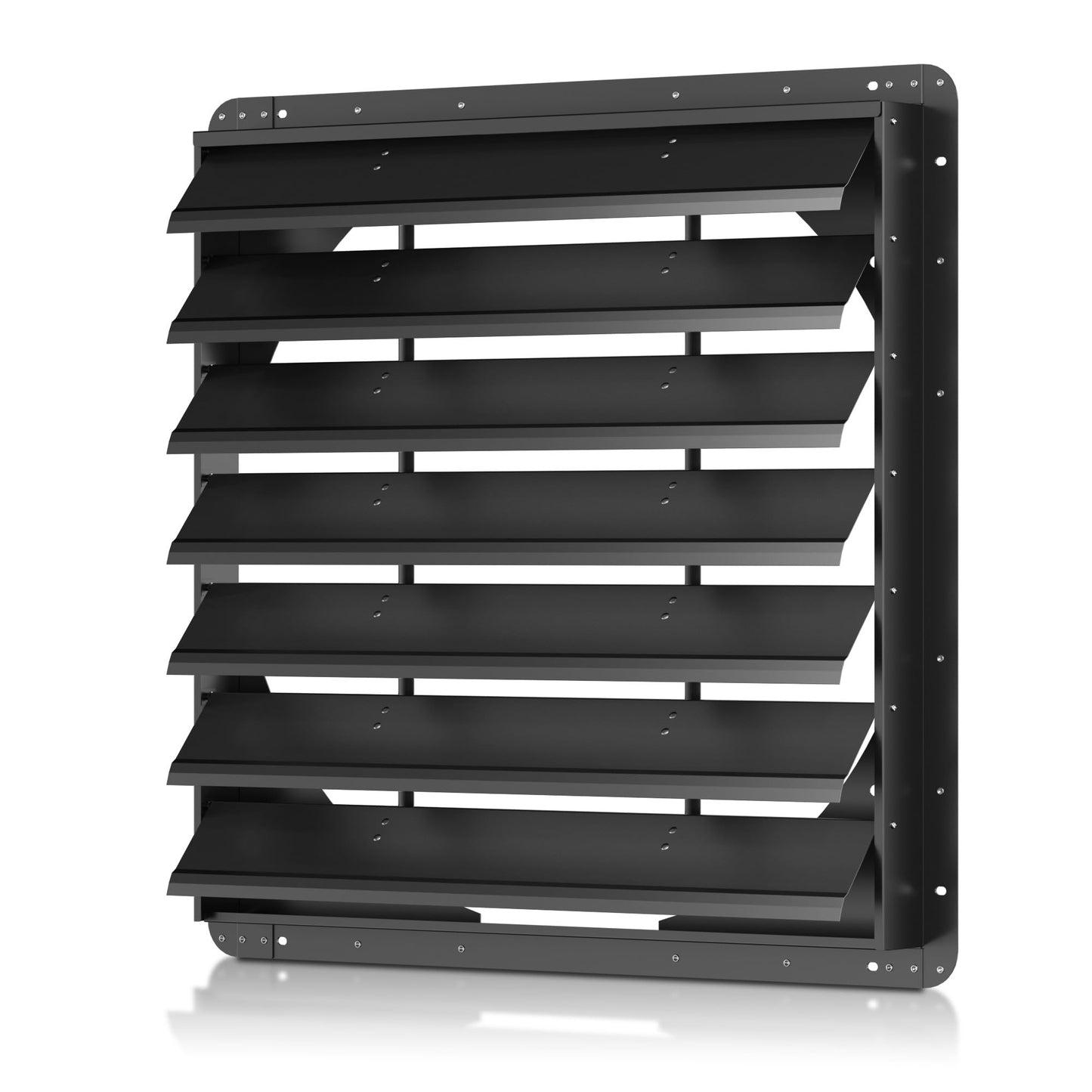 30 Inch Galvanized Sheet Spraying Automatic Exhaust Shutter Louver Vent (No Fan Blades and Motor) for Home Attics, Workshops, Barn, Greenhouse