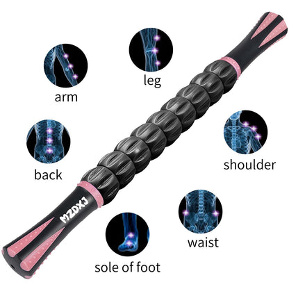 Muscle Roller, Massage Roller Stick for Athletes, Help Reducing Muscle Soreness Cramping Tightness Leg Arms Back Calves Muscle Massager