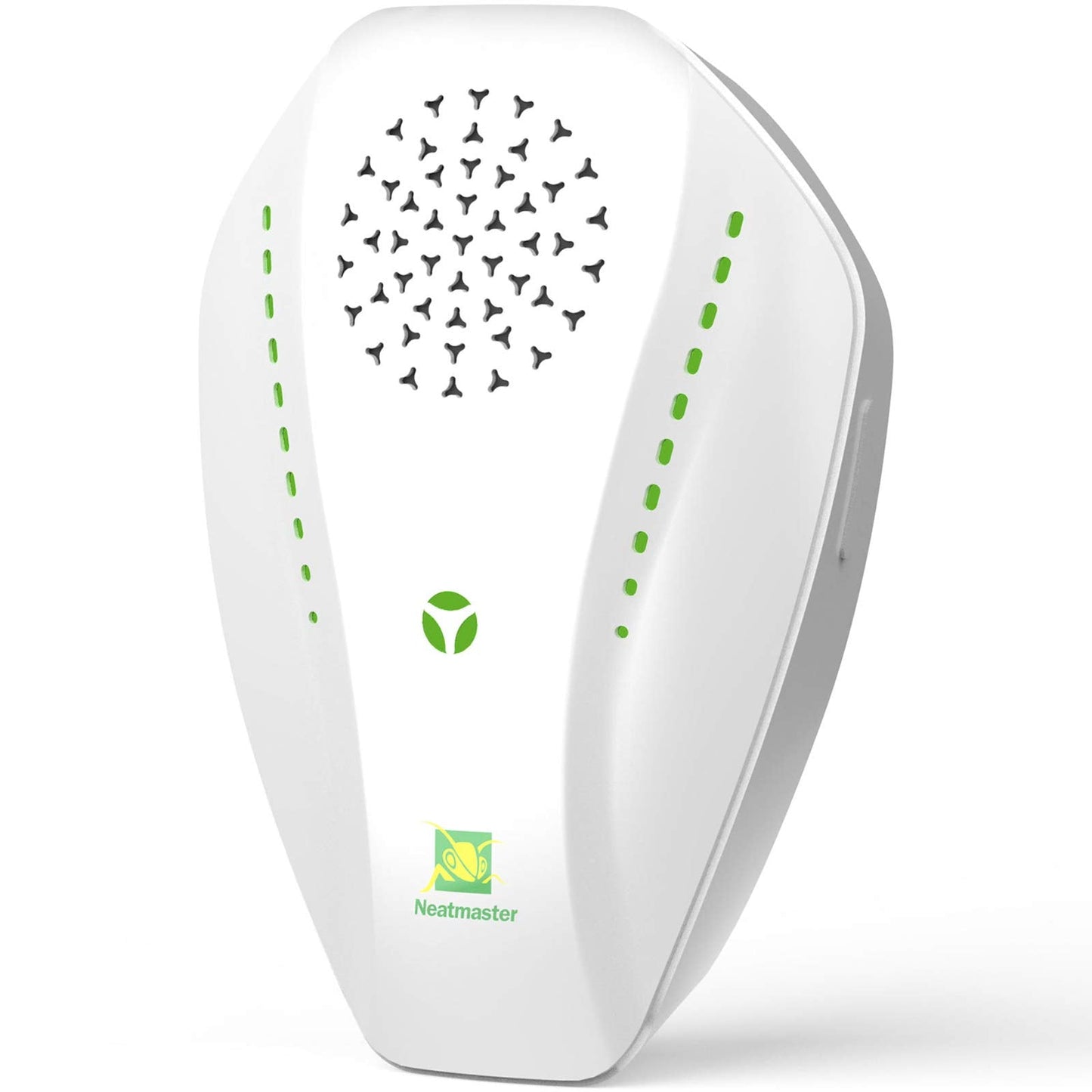 Neatmaster Ultrasonic Repeller & Insect Indoor Repeller, Electronic Ultrasonic Plug in Repellent for Roach, Mosquito, Mice, Spider, Ant, Flea, Bug, Pest Deterrent for House Garage Office Hotel-White