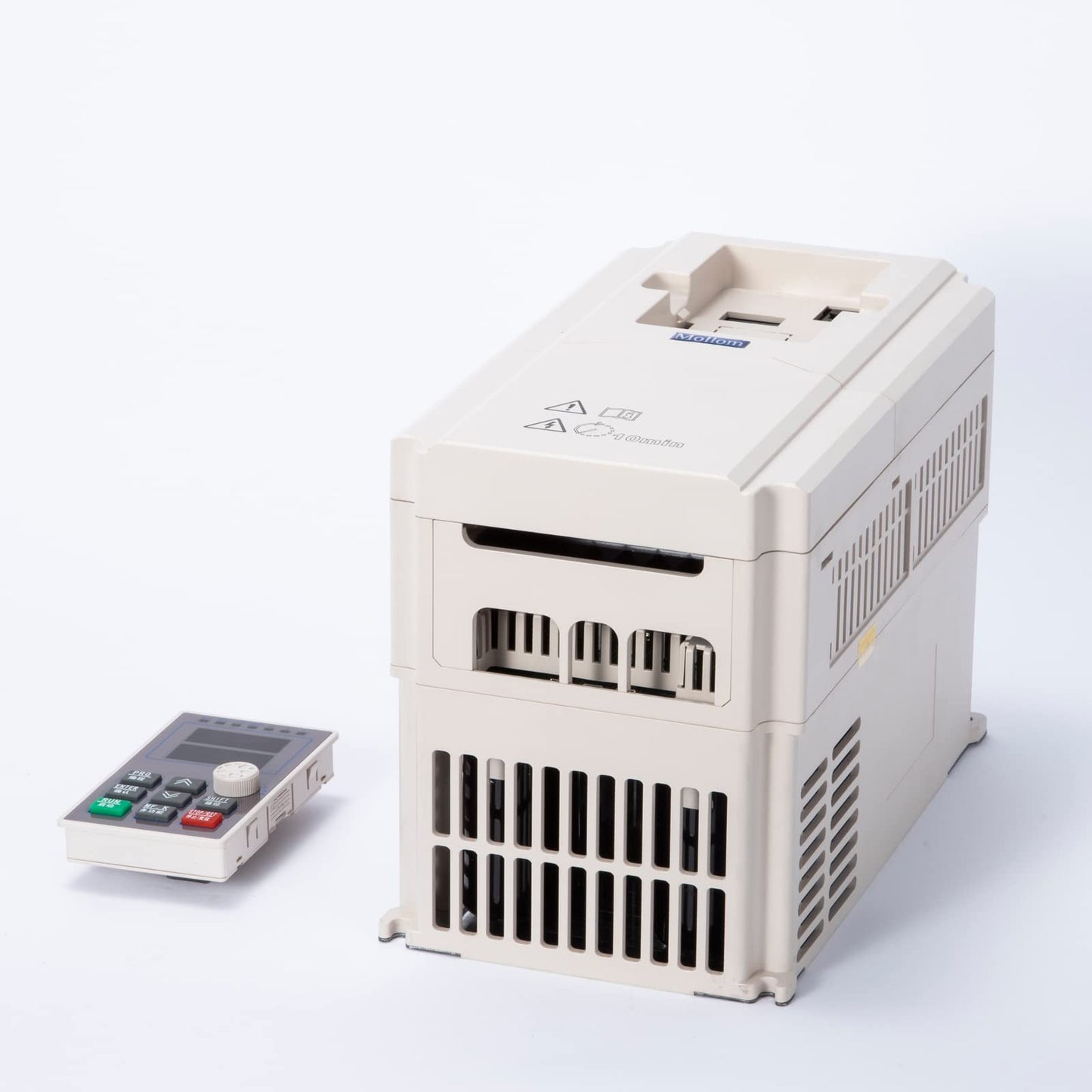 MOLLOM VFD 220V 7.5KW 32A 10HP Single or Three Phase Input to 3 Phase 0-3000 Hz Output Variable Frequency Drive Control Inverter for Spindle Motor CNC Speed Control