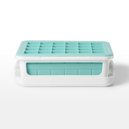 OXO Good Grips Silicone Small Ice Cube Tray with Lid | Ideal for Cocktails