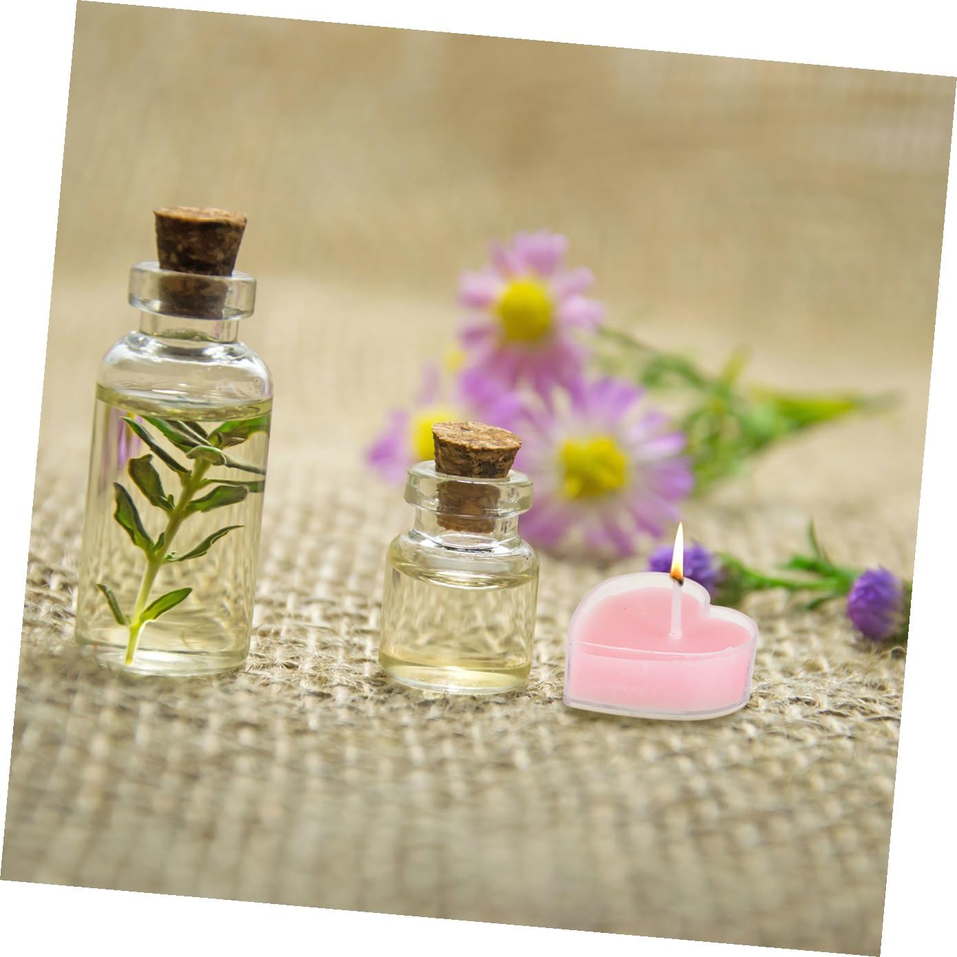 VALICLUD 9Pcs Heart Shaped Scented Tea Light Candles Romantic Paraffin Wax for Wedding Christmas Home Decor with Tealight Holder Long Burning Pink Rose Fragrance