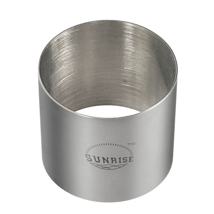 Sunrise Kitchen Supply Plating Forms Stainless Steel Ring Mold Sets 3" X 2.75" (2)