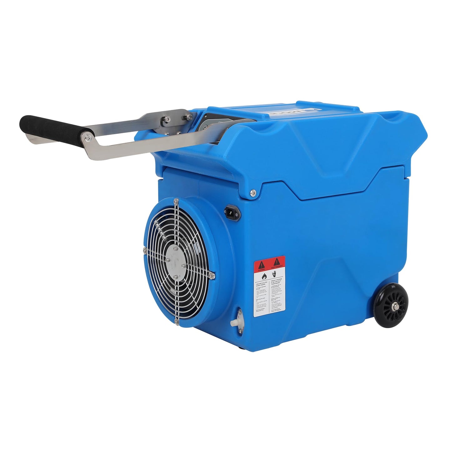 Mounto 150pints Commercial LGR Dehumidifier w/Handle and Wheels - Panasonic Compressor, ETL Certified, Compact & Stackable, Built-in Pump, LED Display