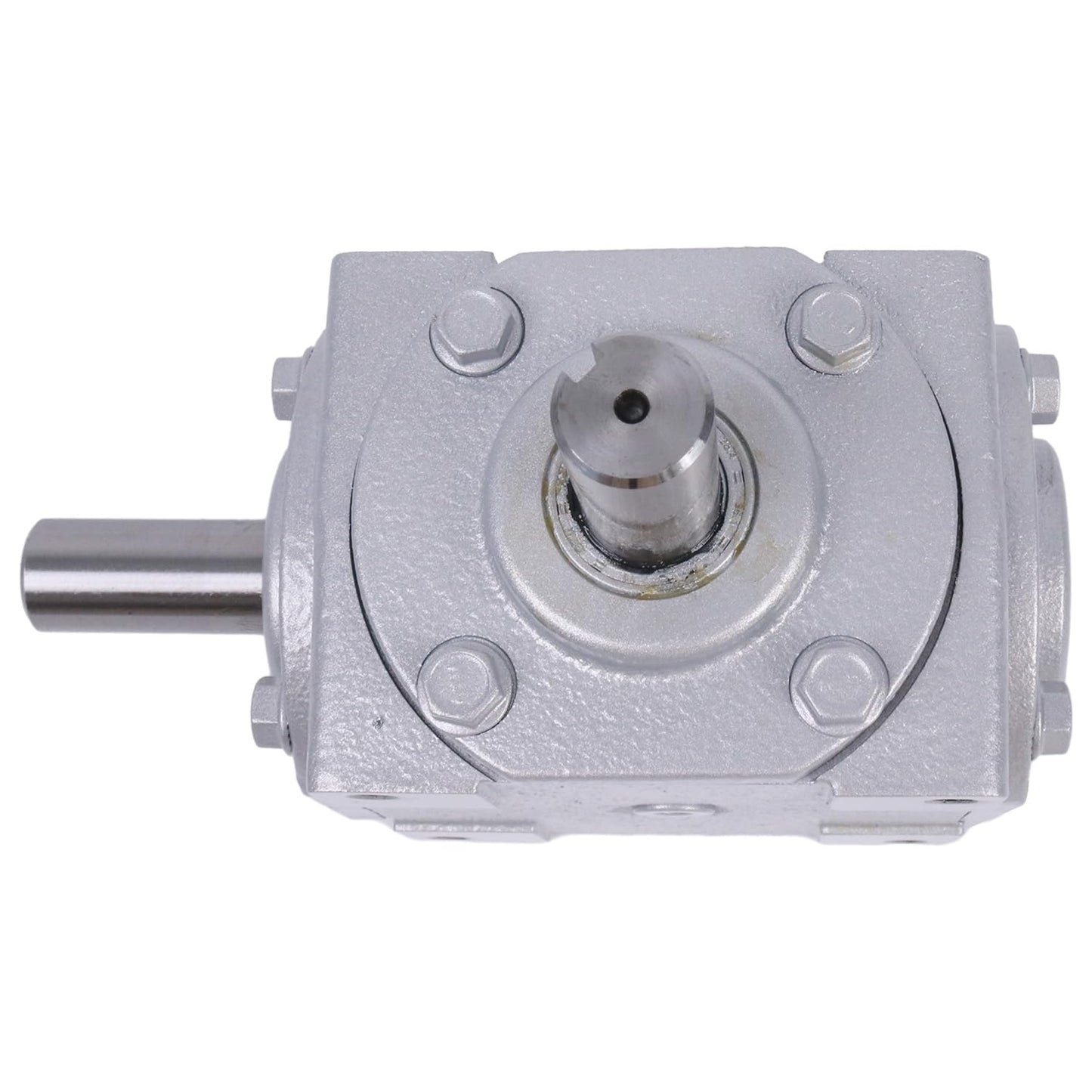 Holdia 40 HP Right Angle Bevel Gearbox with 2 Keyed Shafts CW/CW 1:1 1800 Max RPM 19455-SR-KW-KW-GR