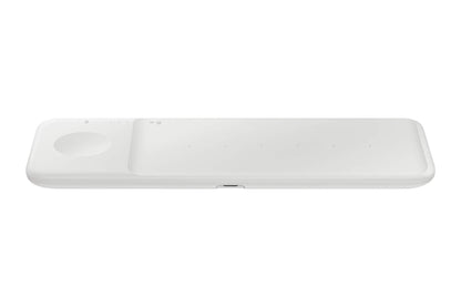 Samsung Electronics Wireless Charger Trio, Qi Compatible - Charge up to 3 Devices at Once - for Galaxy Phones, Buds, Watches, and Apple iPhone Devices, Black (US Version)