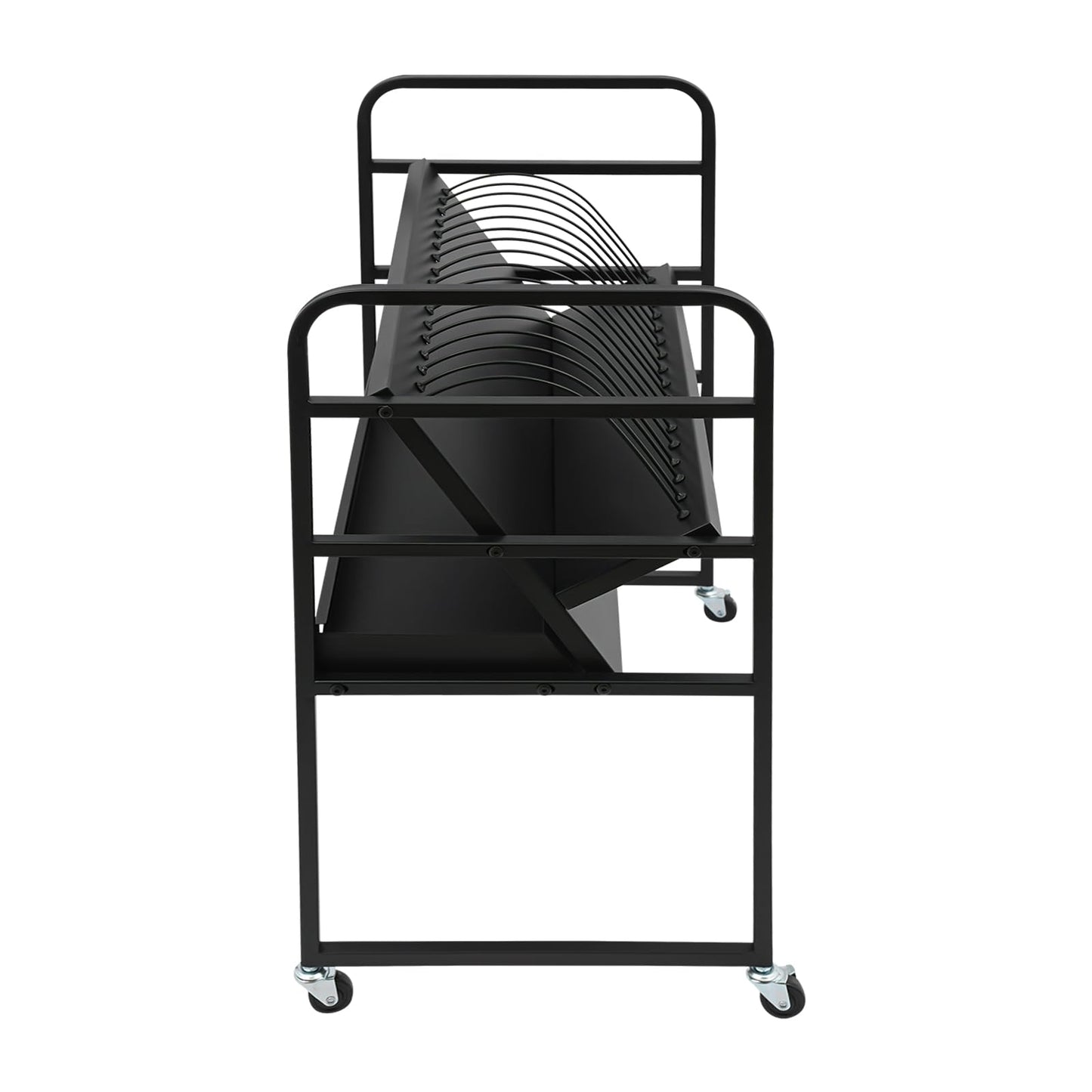 Bulelula 16-Bay Laptop and Tablet Open Charging Station, Tablet Mobile Charging Cart Storage Cart Up to 14in Screen Size for Office Classroom
