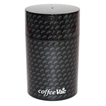 Coffeevac 1LB – Patented Airtight Container | Multi-use Vacuum Container Works as Smell Proof Containers for Ground Coffee and Coffee Bean Containers. White Floral