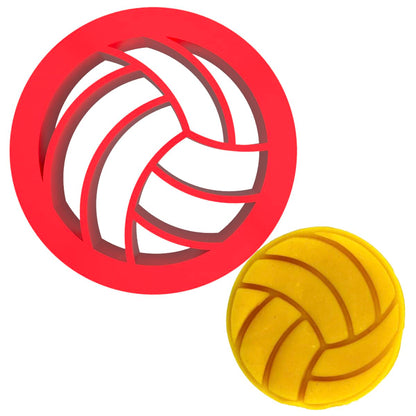 Volleyball Cookie Cutter (2 to 8 inches) by Mighty Gadget USA (4 inches)