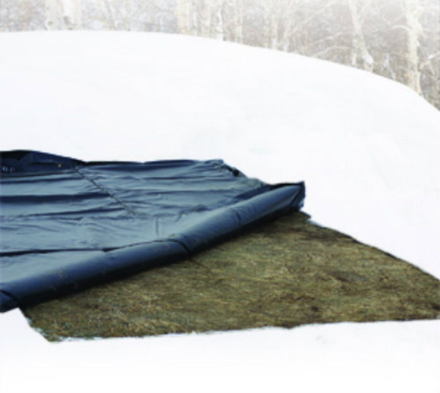 Powerblanket EH0304 Insulated Concrete Curing Blanket, Flat Thermal Ground Thawing Foam Tarp w/3’x4’ Heated - 4’x5' Finished Dimensions & 15 amp Plug