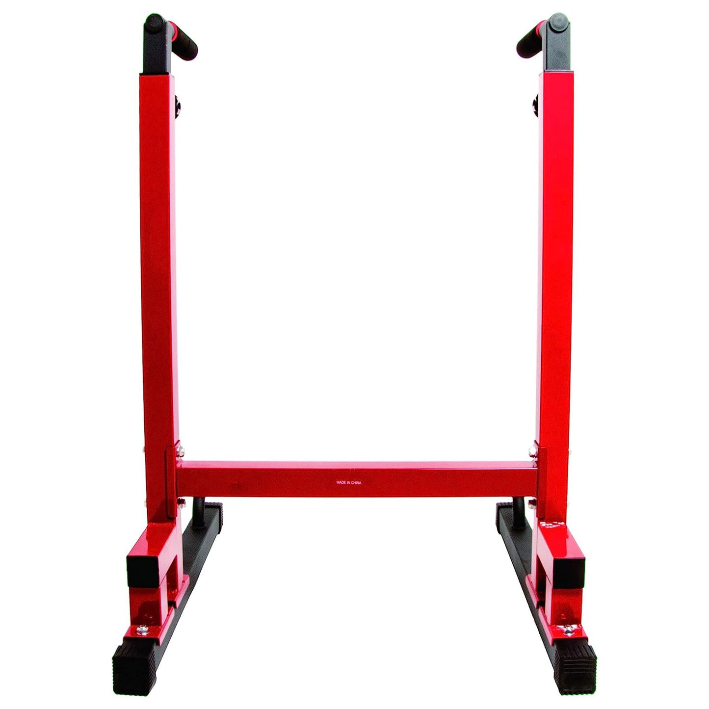 BalanceFrom Steel Frame Dip Station with Adjustable Height, 500 Pound Weight Capacity – Upper Body Workout Home Gym Equipment for Triceps, Push & Pull Ups, Leg Raises, and Bench Press