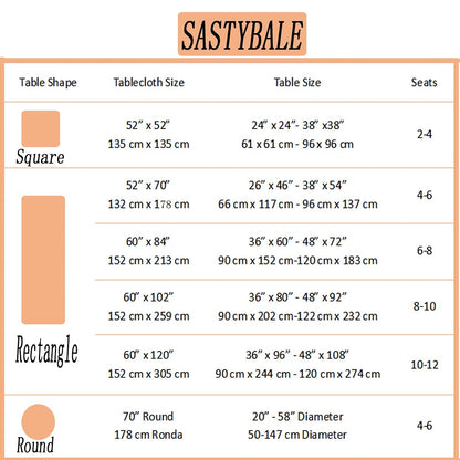 SASTYBALE Lemon Tablecloth, Washable Summer Table Cloth Printed with Lemons Flower Waterproof Spillproof Polyester Table Cover for Dinner Table Holiday Decoration (Rectangle, 52" x 70")