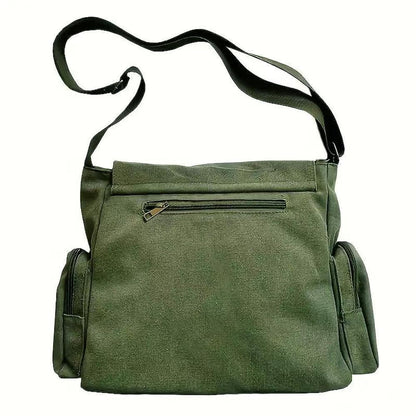 CHICGLOW Pattern Messenger Bag Cute Canvas Crossbody Bags Women/Men Shoulder Messenger Purses Handbags with Pockets