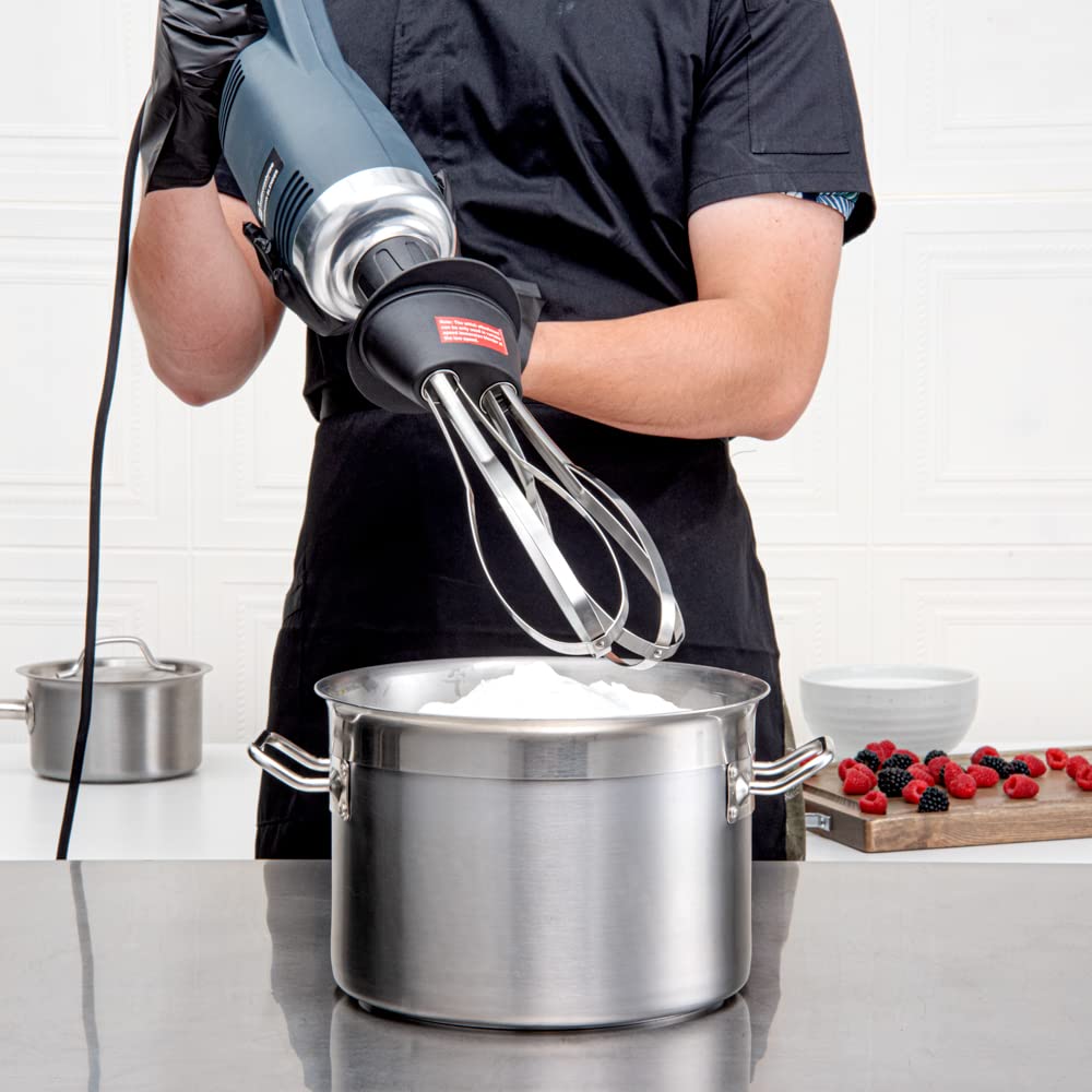 Restaurantware-ATTACHMENT ONLY: Hi Tek 10 Inch Immersion Blender Whisk, 1 Dishwashable Blending Whisk - Blender Sold Separately, Durable, Stainless Steel Whisks Blenders Attachment