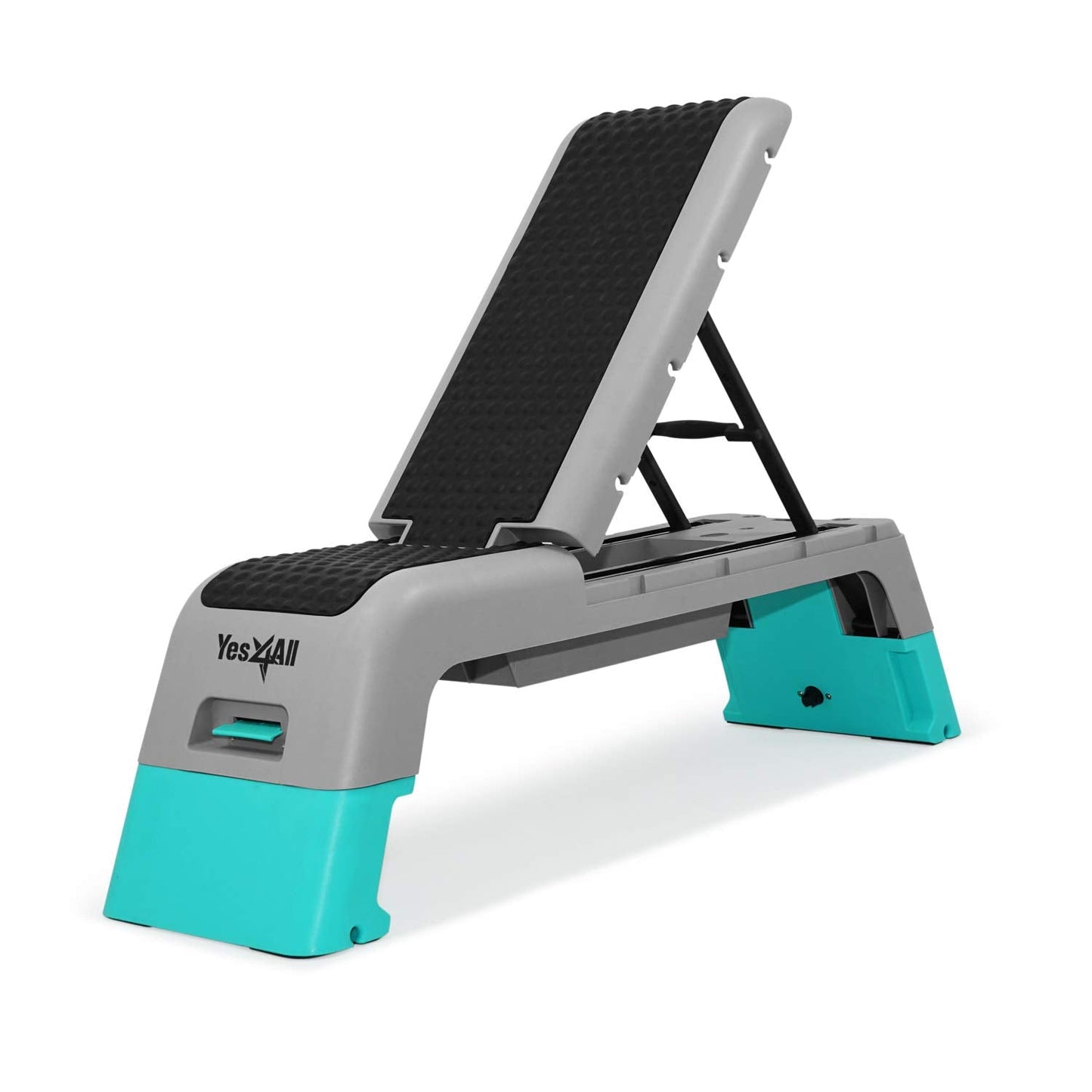 Yes4All Multifunctional Aerobic Deck - Versatile Fitness Station, Weight Bench, Aerobic Stepper, Plyometrics Box for Cardio Workouts and Strength Training