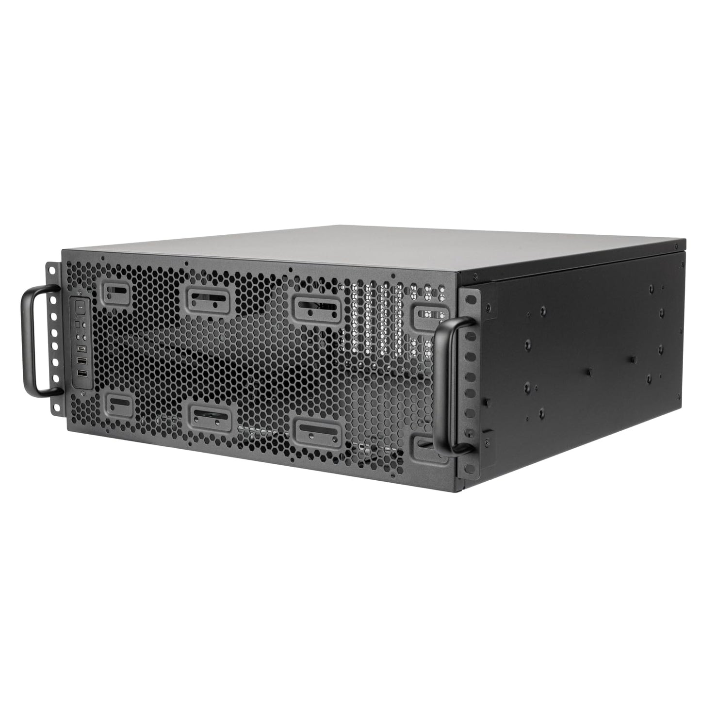 Silverstone Technology RM4A 4U rackmount Server Chassis with Enhanced 360mm radiators Compatibility, SST-RM4A