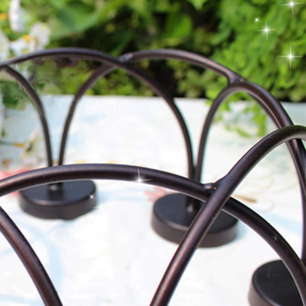 XILIN-1987 Candle Holderss Iron Candlestick Candlelight Dinner Glass Candle Holder Romantic Wedding Gift Living Room Table Decoration Decorative Candlestick
