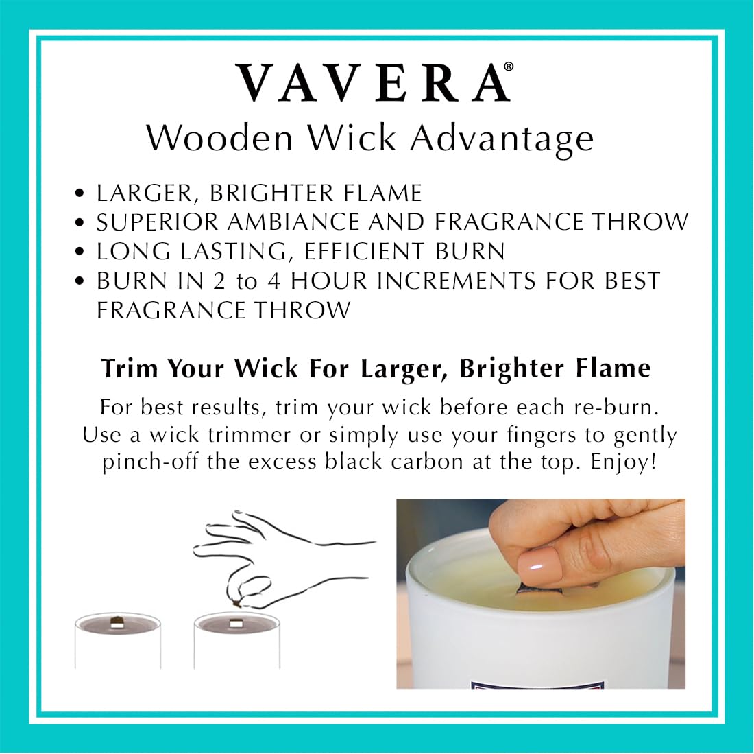 VAVERA Rose Wood Wick Candles That Crackle. Vegan Soy Candles (14oz/Matte Jar) Classic, Rich, Fresh, Roses Scented Candles. Christmas Gifts for Mom or Girlfriend. Hand-Crafted in USA.