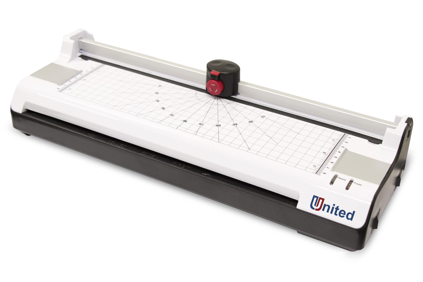 United Office Products LT13 6-in-1 Thermal & Cold Laminator with Paper Trimmer and Corner Rounder, 13” Width, Laminating Machine for Home, Office and Schools