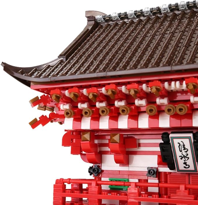 2409Pcs Kiyomizu Temple Japan Building Set World Landmark Architecture Model Collectible Toy for Kids and Adults