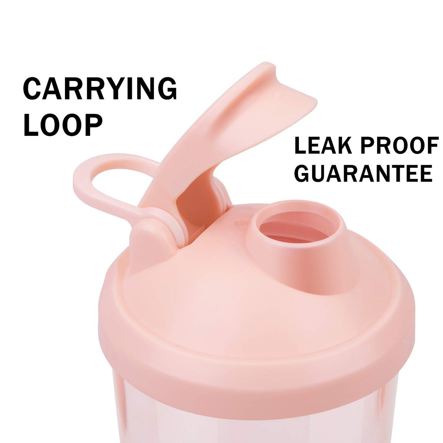 VOLTRX Premium Electric Protein Shaker Bottle, Made with Tritan - BPA Free - 24 oz Vortex Portable Mixer Cup/USB Rechargeable Shaker Cups for Protein Shakes