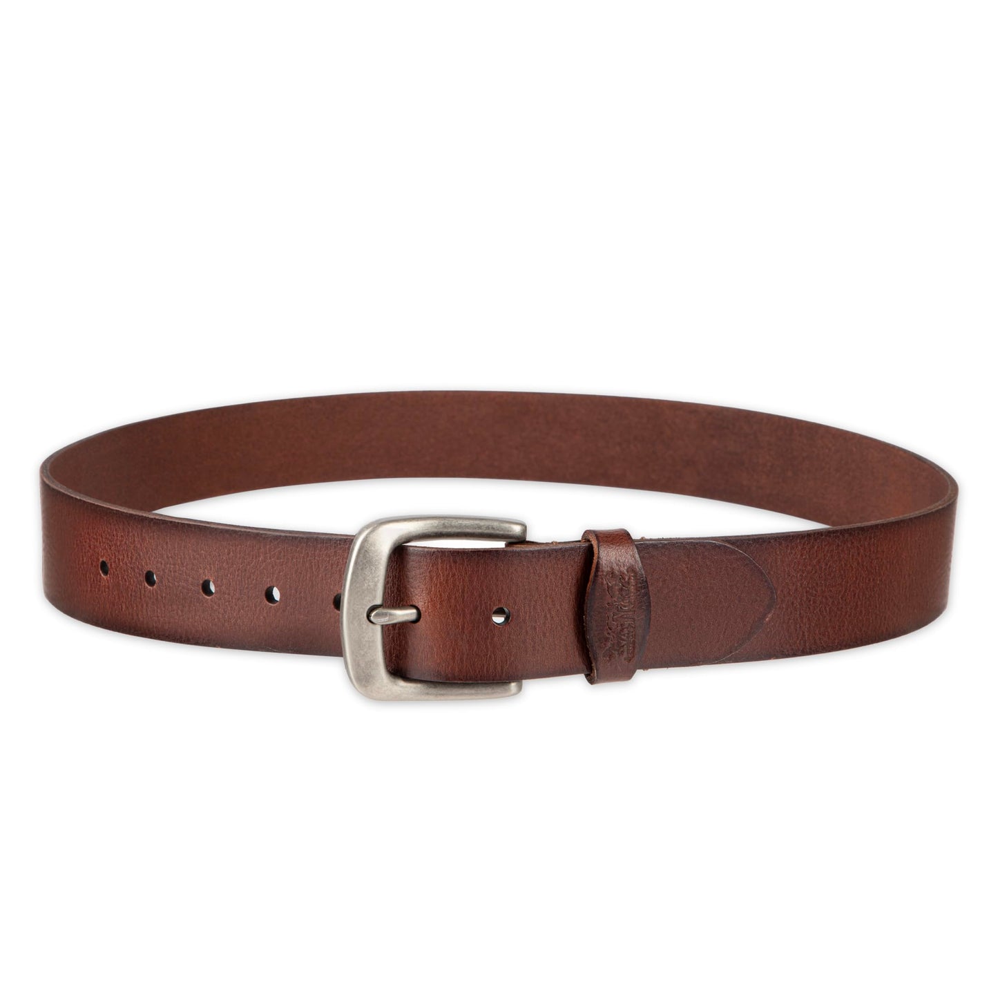 Levi's Men's Casual Leather Belt, Tan Burnish, Large (38-40)