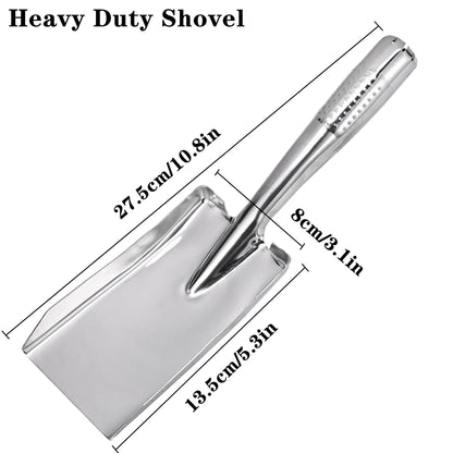 Garden Shovel Hand Trowel, Heavy Duty Stainless Steel Gardening Tools, Spade Shovel for Diligent Farmer Soil Planting Digging Transplanting