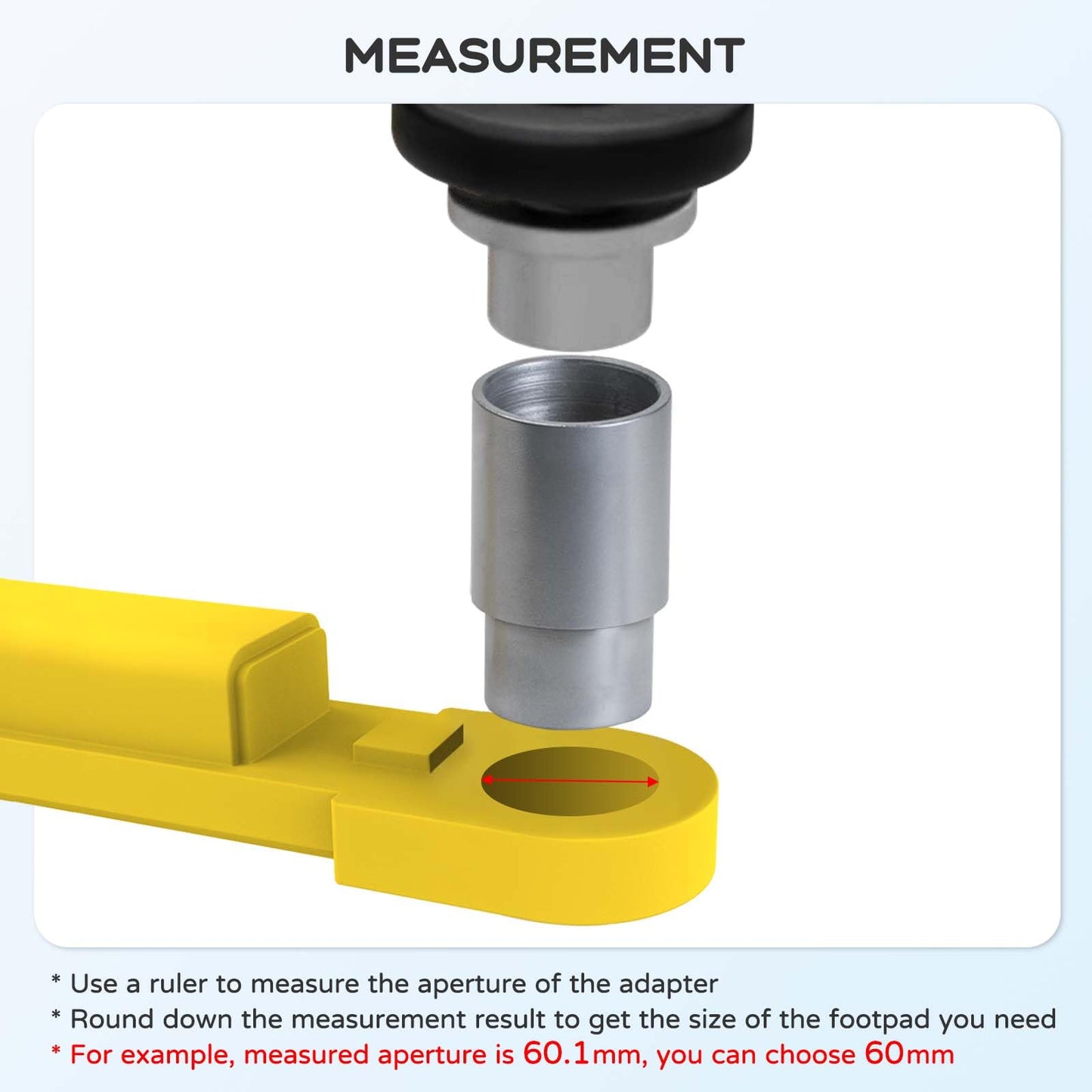 Atesilor 4pcs Upgraded 38mm Lift Adapter with Limit Slot, 6 Inch Extension Stack Truck Adapter for 2 Post Car Lift Bridge Jack