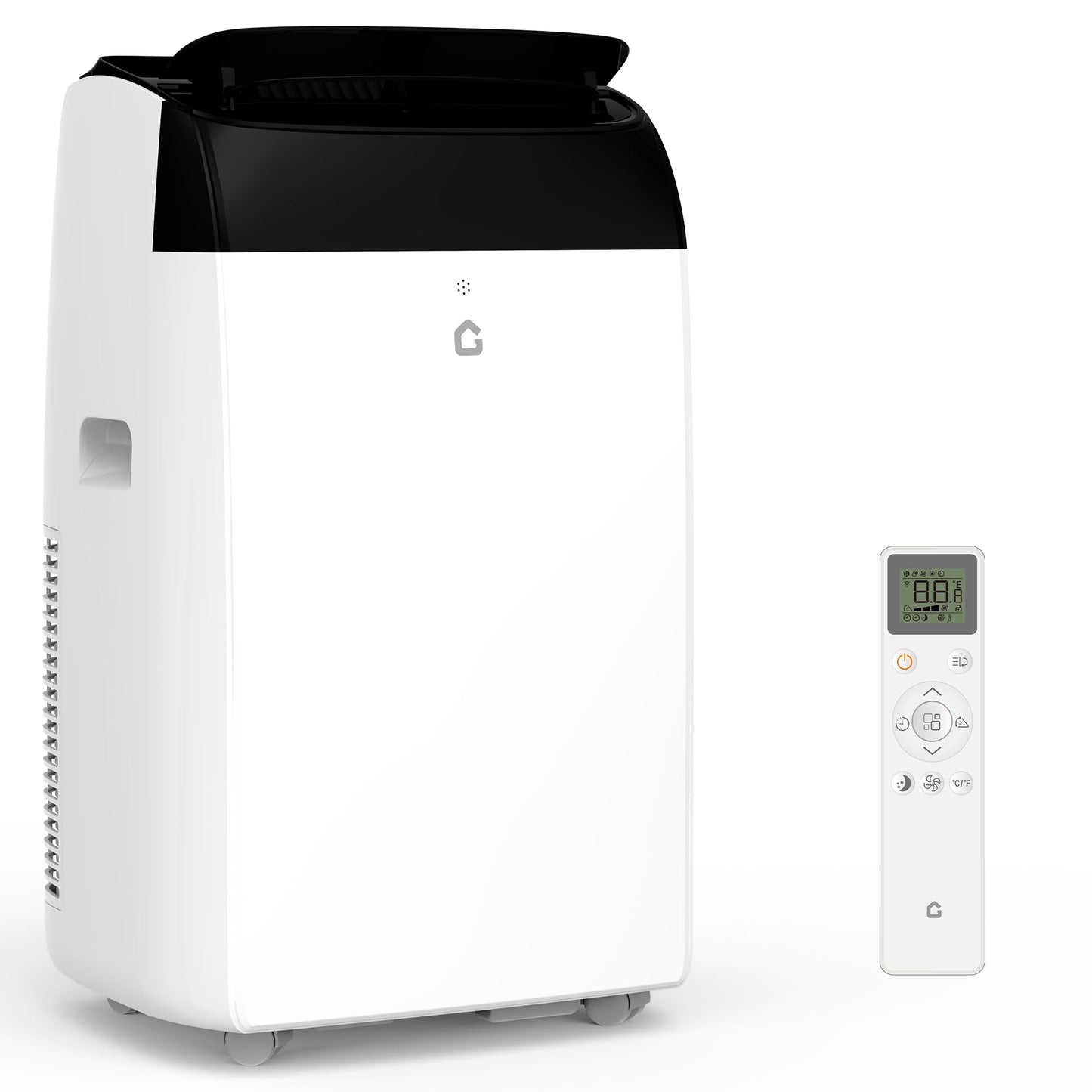 GarveeLife 12,000 BTU Portable Air Conditioners - Smart AC Units Cold with Drainage-free 48db Quiet Cooling within 550 sq.ft, Remote Control 24H Timer/Dehumidifier/Fan Modes for Bedroom Room Indoor