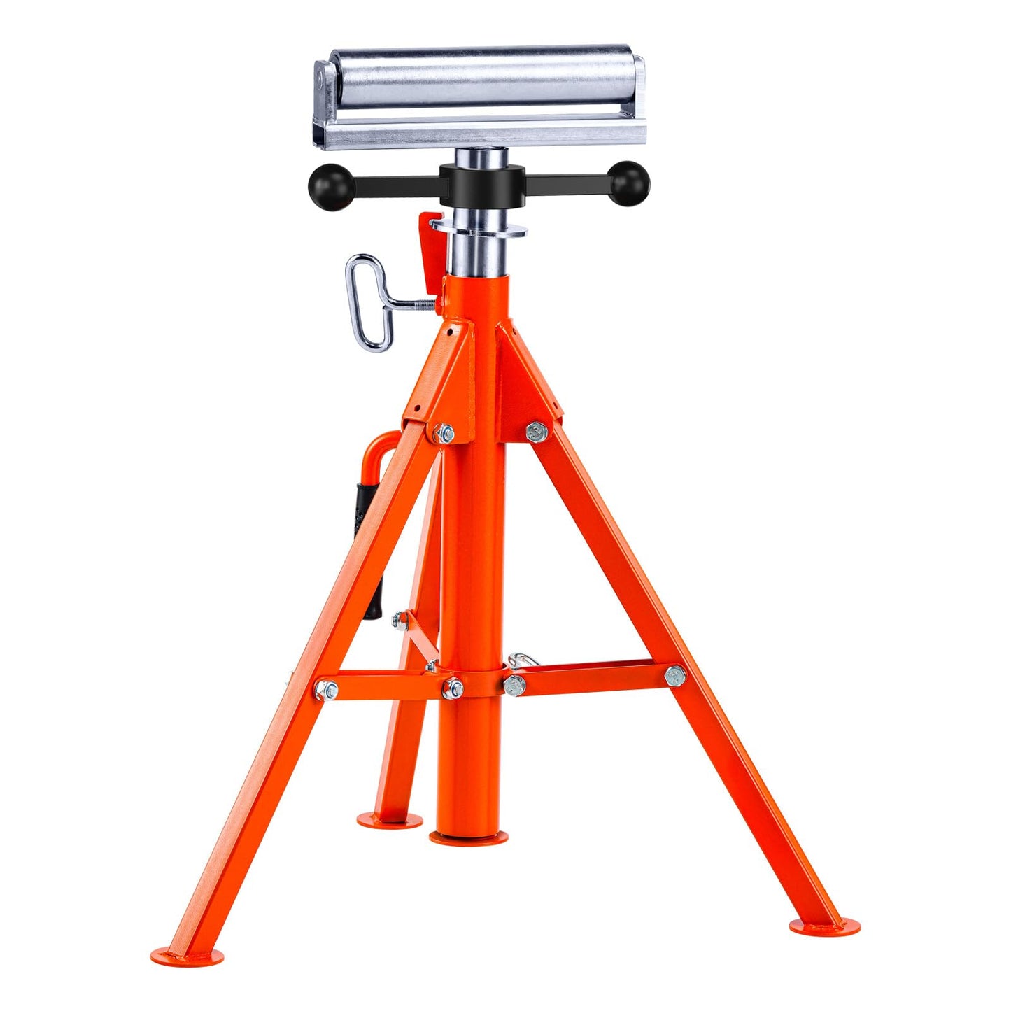 VEVOR Roller Stand, Heavy Duty 2500 LBS Load Capacity Tool Stand - 28"-52" Height Adjustable - Foldable Space-Saving Design - for Woodworking and Metalworking Long Boards, Metal Pipes or Bars