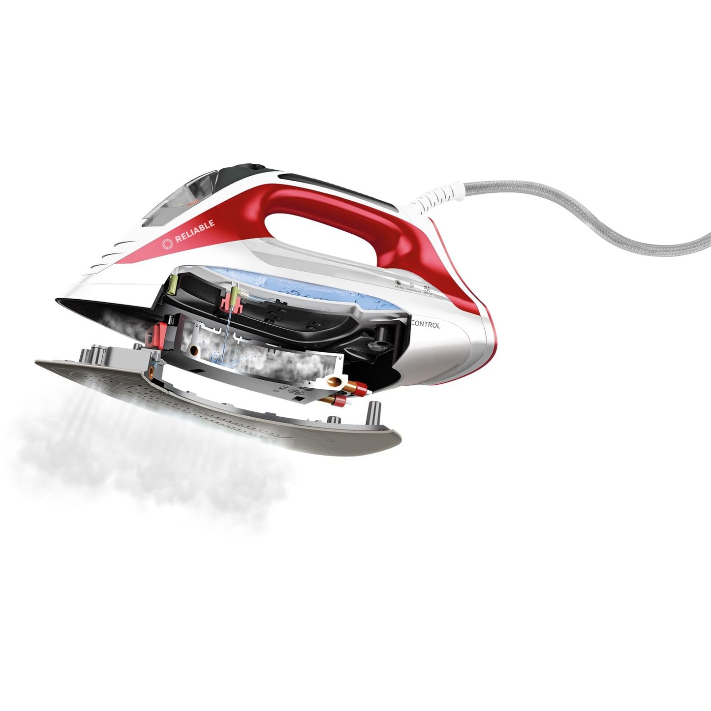 Reliable Velocity 270IR Steam Iron - Auto Control Compact Vapor Generator with Sensor Technology, Patented Technology for Continuous Steam, Zero Leaks, Perfect Temperature, 8 Programmable Heat Setting
