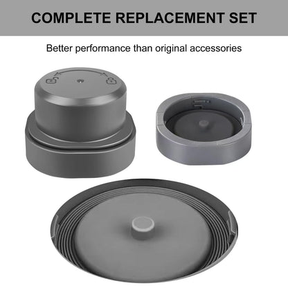 Zero-Leak Vessel Cap & Shock-Proof Blade Cover for Ninja Blast Portable Blender Accessories (BC100/BC151) — Odor-Resistant Tritan Lid, Double-Seal Leakproof, Easy-Clean, Travel/Gym/Car Ready